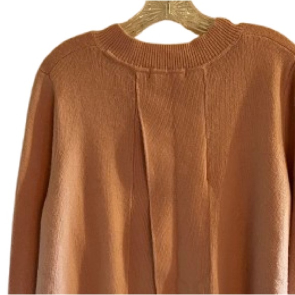 Boden Split Back Pink Sweater XL Balletcore Quiet Luxury - Picture 7 of 7